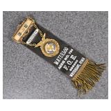 Antique Fraternal Ribbon Badge