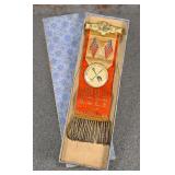 Antique Fraternal Ribbon Badge