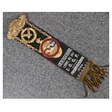 Antique Fraternal Ribbon Badge