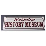 Waterloo History Museum Sign