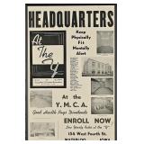 Vintage Y.M.C.A. Recruitment Poster