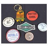 Advertising Buttons/ Memorabilia