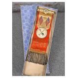 Antique Fraternal Ribbon Badge