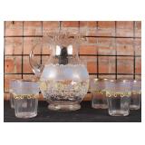 Hand-Painted Pitcher