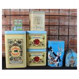 Various Tin Containers