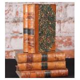 Fenimore Cooper 5 Volume Set Leather