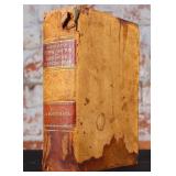 Vintage Leather-bound Veterinary Book