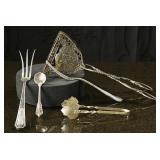 5 Sterling & .800 Silver Table Pieces