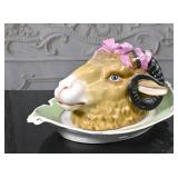 A fine Staford Shire covered cheese dish