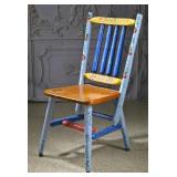 A Folk Art Beach House Chair