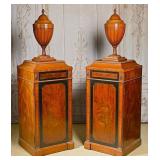 Pr Of Ivrving & Casson Adam Style Knife Urns