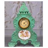 A Victoria Porcelain Dresser Clock