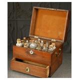 A 19th Century Traveling Pharmacy Case