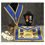 Leather case masonic accouterments
