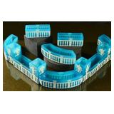 A 12 pc French Opalien Table Decoration