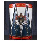 A decorative marching Tom sidetable