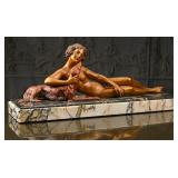 An Art Deco Nude Sculture