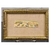 Framed Miniature Painting on Bone