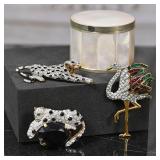 4 Piece Jewelery and Trinket Box Group