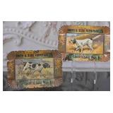 2 Advertising Change Trays