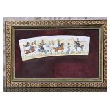 A Persian Hand Painted Miniature Scene