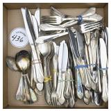 89 pc International Co Manhattan Flatware