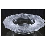 A Lalique "Honfleur" Crystal Bowl