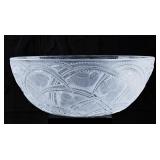 A Lalique "Pinsons" Crystal Bowl