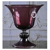 A Vintage Art Glass Centerpiece Urn