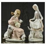 2 Lladro Porcelain Figures.