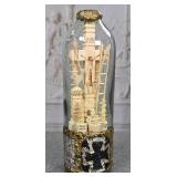 A Prussian Folk Art Crucifix Bottle