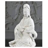A Chinese Blanc de Chine Kwan Yin