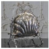 A Victorian Silverplate Bun Warmer