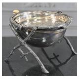 A Victorian Silverplate Butter Dish