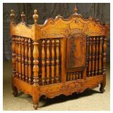 An 18th C. French Carved Walnut Panetiere