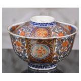 A Fine Japanese Covered Imari Bowl