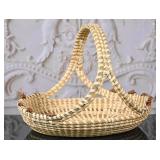 Woven Grass Coil Basket