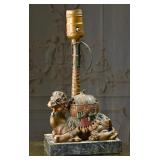 A Camel Incense Burner Table Lamp