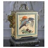 A Huntley & Palmer Chinoiserie Biscuit Tin