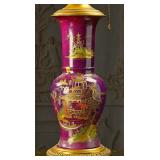 A Carltoware Luster Vase/Lamp