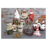 Ceramic Christmas Candle Holders