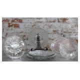 Clear Glass Platters