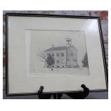 Black and White Print