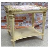 Marble Top Side Table