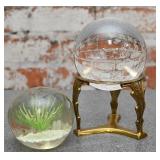 Glass Orb/ Paperweight