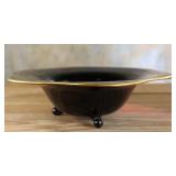 Black Amethyst Glass Bowl