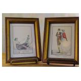 French Framed Lithographs