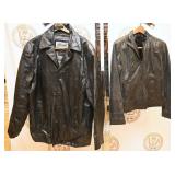 2 Vintage Leather Coats