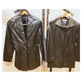 2 Vintage Leather Coats