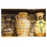 3 Decorative Vases